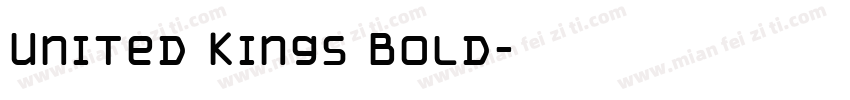United Kings Bold字体转换